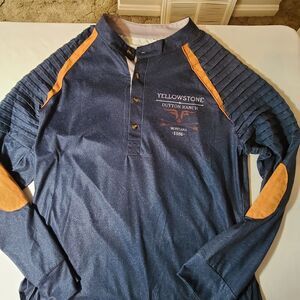 Yellowstone Dutton Ranch Long Sleeve Shirt Size XL